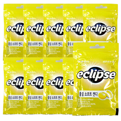 Eclipse Cooling Soft Candy 45g Lemon x 10 Remove bad breath