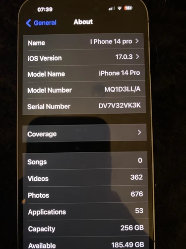 Apple iPhone 14 Pro - 128GB - Deep Purple (AT&T)