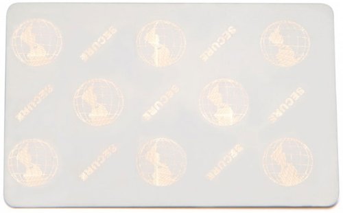 Magicard 30 Mil CR80 Cards w/Gold Holopatch - 100 pack