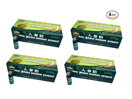 Royal King Red Panax Ginseng Extract 6000mg 10c.c./bottle X 30 (Pack of 4 Boxes)
