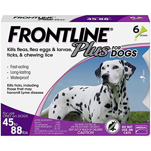 Frontline Plus Flea and Tick Treatment for Dogs
