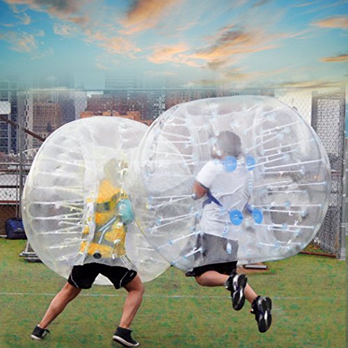 Anfan 1.2~1.5M Inflatable Bumper Ball 25.6 in Diameter Bubble Soccer Ball Transparent Material Human Knocker Ball