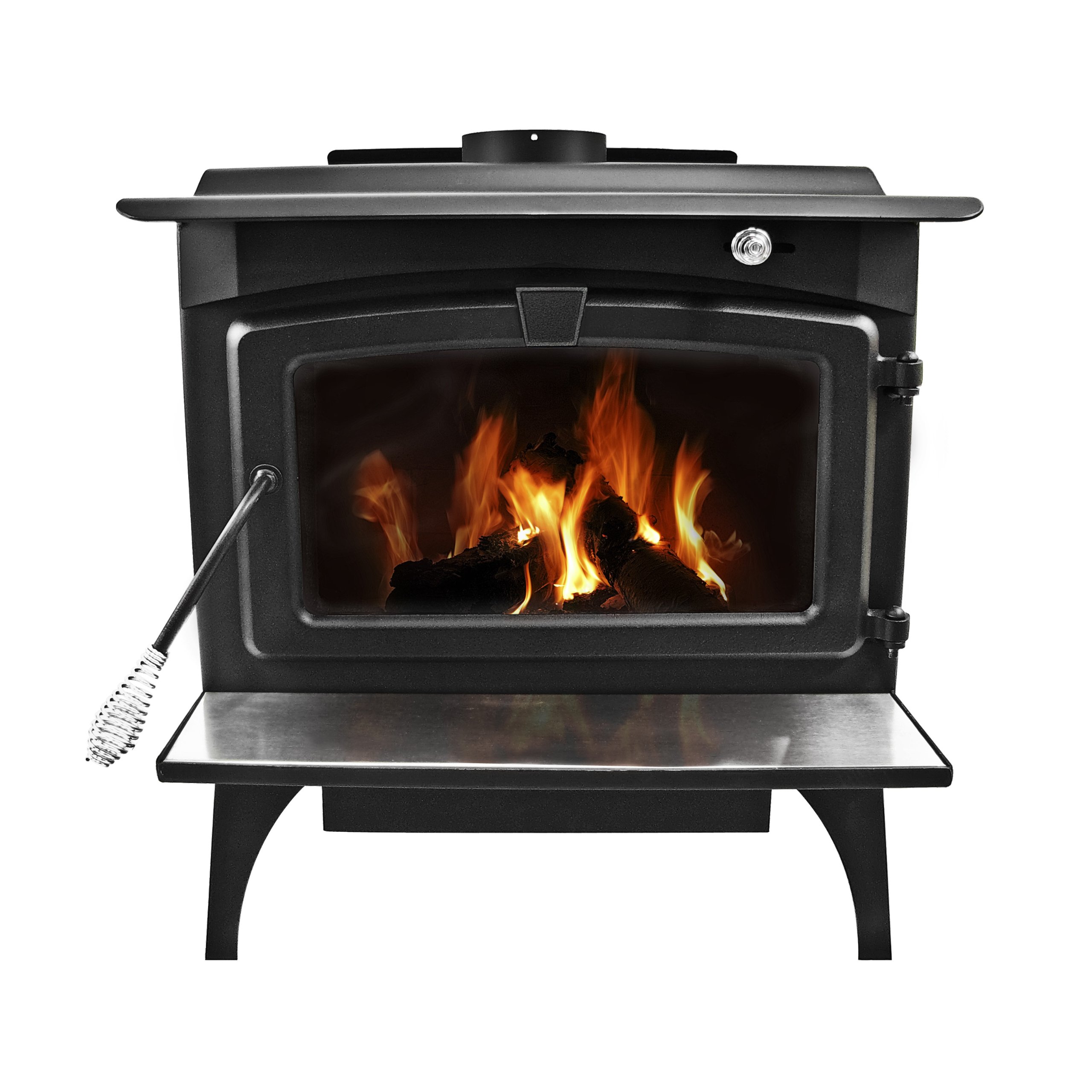 Pleasant Hearth 2,200 Sq. Ft. Large Wood Burning Stove