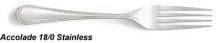 Stainless Accolade Salad Fork