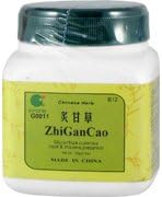 Zhi Gan Cao - Chinese Licorice root & rhizome, Zhi prepared, 100 grams,(E-Fong)