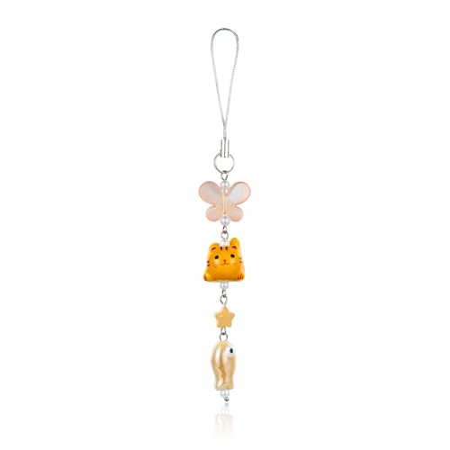 Ornaland Cat Phone Charm Cute Y2K Phone Charms Strap for Bag Purse Mobile Camera Decoration