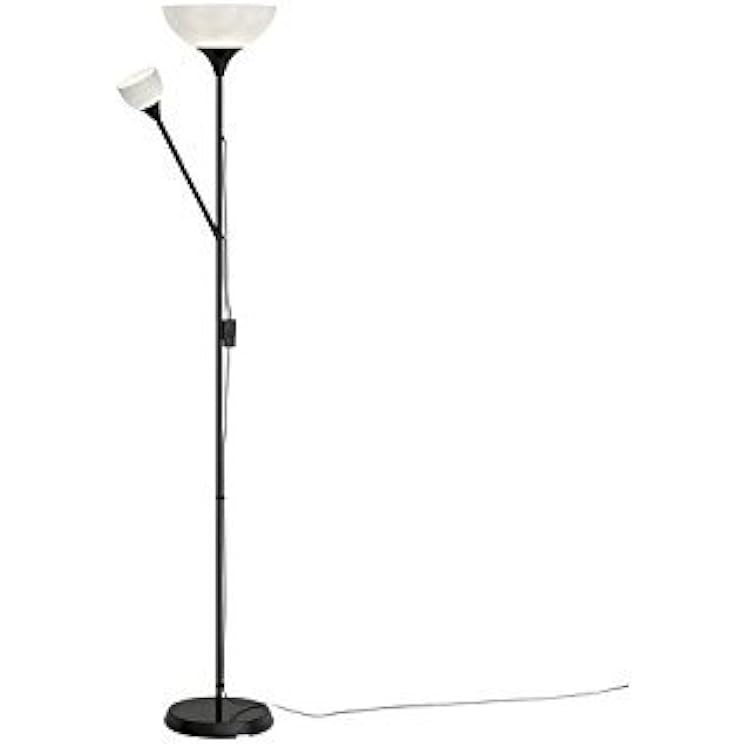 Ikea Not Floor UplightReading Lamp, Black
