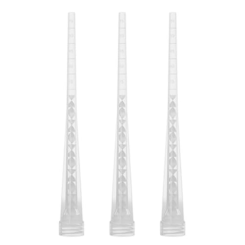 DCP Replacement Nozzles 3-Pack for Quickmast Anchor AE15, Clear Plastic