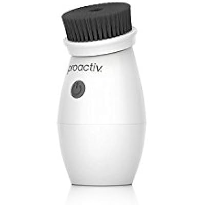 Proactiv Charcoal Facial Cleansing Brush - Spin Brush Exfoliator and Facial Scrubber with Charcoal-Infused Bristles for Deep Skin Cleansing - Water Resistant