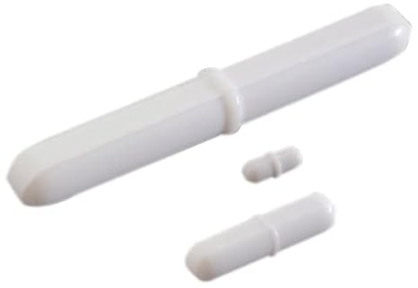 SP Bel-Art Spinbar Teflon Polygon Magnetic Stirring Bar; 25 x 6mm, White, Pivot Ring (F37122-0025) Made in USA