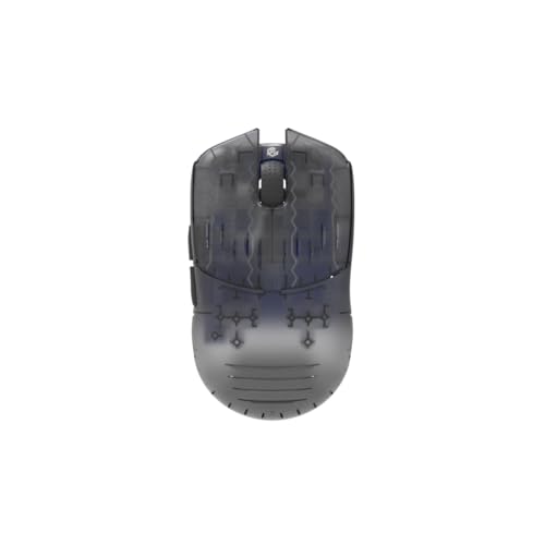 GWolves HT-S2 Lightweight Wireless Gaming Mouse, ~33Gram,8K-Report, Low Latency, PAW3395 26,000 CPI, Nrf52840 High-Performance CPU, 6 Programmable Btns, On-Board Memory, PCMac and Laptop Grey