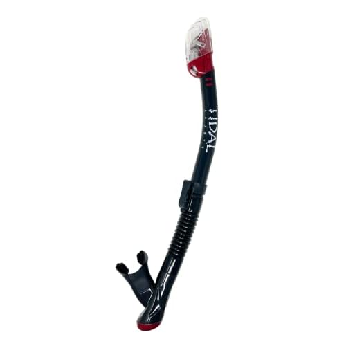 Pro Shot Tidal Dry Snorkel, Lightweight, Easy Breathing, for Snorkelling, Scuba Diving, and Swimming, Comfortable Mouthpiece with Dry Technology