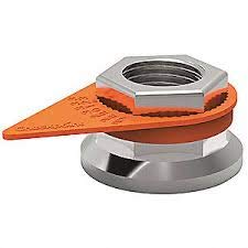 High Heat Loose Wheel Nut Indicator, 33mm, Orange - Qty 10