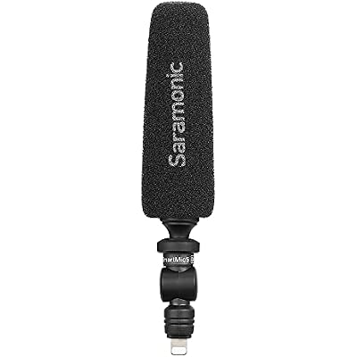 Saramonic SmartMic5 Di | Unidirectional Micro-Shotgun Microphone with Lightning for Apple iPhones and iPads for Videos, Vlogging, Live Streaming, Social Media Updates and More