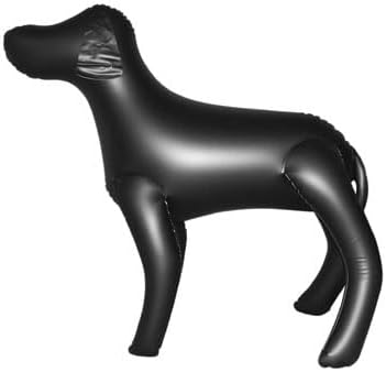 Large Dog Standing, Black, 2 Pack