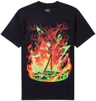 Hot Topic Hazbin Hotel Alastor Human Form T-Shirt Black