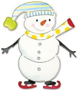 Sizzix Bigz BIGkick/Big Shot Die-Snowman with Skates