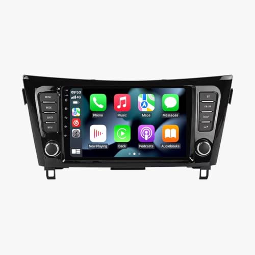 FELLOSTAR for Nissan Rogue 2014-2019 Radio Update Car Stereo Replacement with Carplay & Android Auto 8-Core 232G Head Unit 9-Inches 1280x720 IPS Touch Screen Bluetooth