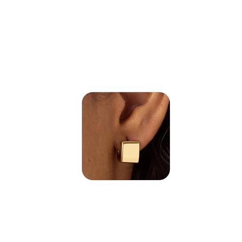 Pearl Earrings for Women 14K Gold Pearl Huggie Hoop Earring Dangle Drop Wedding Earrings Bridal Bridesmaid Jewelry Gifts for Women