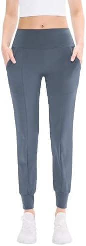Womens Jogging Pants Joggers High Waist Yoga Pockets Athletic Workout Soft Sweat Pants for Gym, Yoga, Running