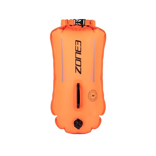 ZONE3 28L Swim Safety BuoyDry Bag Made with 100% Recycled Polyester for Open Water Swimming