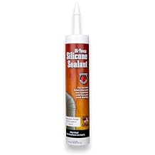 Meeco's Red Devil 601C Clear High-Temperature Silicone Sealant for Pellet Stove Flues & Gas Vent Pipes (10.3 fl oz Cartridge) - Ready to Use - Made in The USA