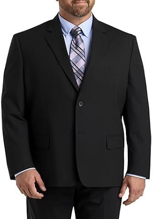 Oak Hill Big and Tall Jacket-Relaxer Suit Jacket