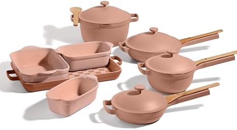 Our Place Ultimate Cookware Set - Complete 18-Piece Set Including the Always Pan, Perfect Pot, and Bakeware Set | Multifunctional, Toxin-Free Nonstick | Replaces 44 Pieces | Spice