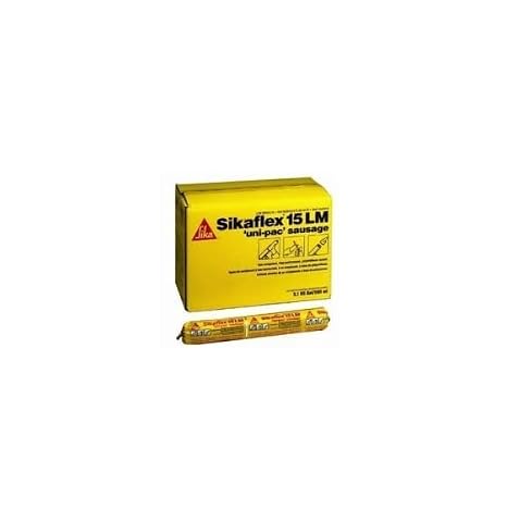 Sikaflex 15LM, Aluminum Gray, Low-Modulus Elastomeric Sealant, 600ml, Unipac
