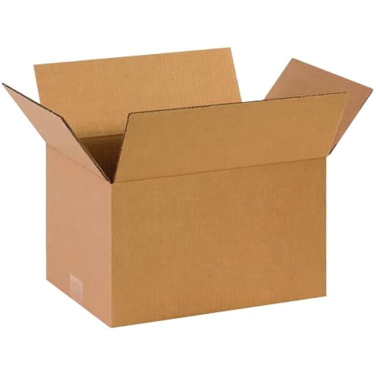 Partners Brand 14x10x8 Corrugated Cardboard Boxes, 14L x 10W x 8H, Pack of 25 | Shipping, Packaging, Moving, Storage Box for Business, Strong Wholesale Bulk Boxes 14x10x8 14108