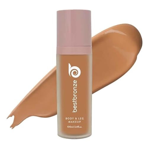 Best Bronze Bombshell Body Makeup - Tattoo Cover Up Makeup & Body Foundation Waterproof - Tattoo Concealer Waterproof for Scars, Varicose Veins Cover Up & Leg Foundation NW41 Medium Bronze
