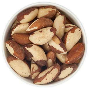 Seven Hills Brazil Nuts Roasted Salted 2 lbs All Natural Whole Dry Roasted, No Oil, Non GMO, Premium Quality in Bulk Bag