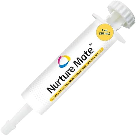 Revival Animal Health Breeder's Edge Nurture Mate for Foals | Colostrum Supplement for Foals | Protein & Vitamins & Minerals | Easy to Digest | 30ml Easy to Administer | Colostrum, Protein & Vitamin B12 Support Nursing, Growth, Appetite, Immune & Digestive Health in Newborn Foals