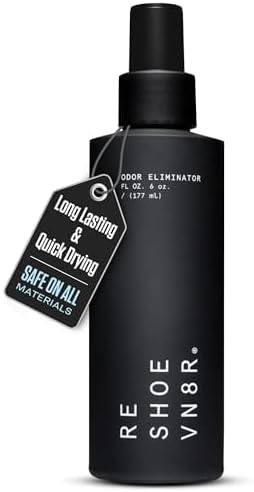 RESHOEVN8R Shoe Deodorizer Spray, 6oz - Sneaker Odor Eliminator | Sneaker freshener for fresh, clean-smelling shoes, easy to use foot odor control spray, fights bad smell