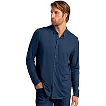 True Classic Long Sleeve Shirts for Men Casual Mens Dress Shirts, Stretch Button Down Shirt Men, Slim & Relaxed Fits