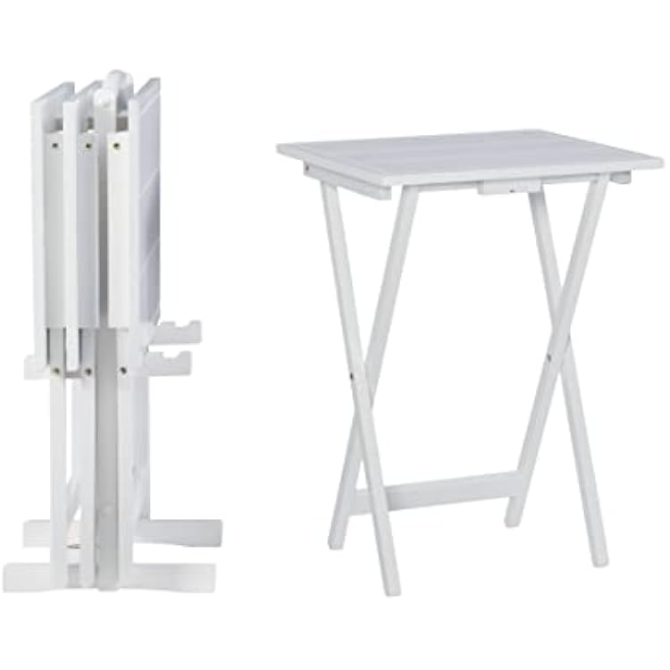 Powell Gemma Tray Table, White