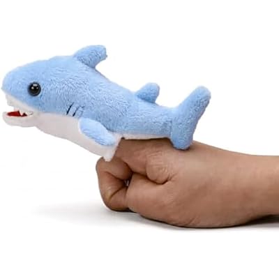 Unipak 1155SK Shark Plush Finger Puppet, 5-inch Length
