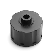 RC Car Accessories For Hobao VS MT 1/8 Metal Differential Case Diff Case Housing 87004 RC Car Accessories Upgrades And Replacements Repairs Use(Black)