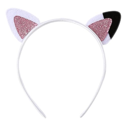 Anime Cat Ear Headband for Make Up Cosplay Costume Hair Clip Halloween Party Headdress Women Face Washing Headwearhairband