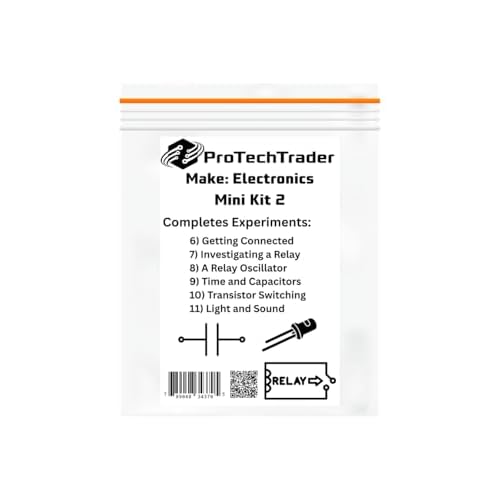 Make: Electronics Mini Kits Educational Electronic Component Packs That Follow Experiments in Charles Platts 3rd Edition Book PTTMini3rd-Parent PTTMini3rd-Comp2