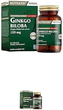 Nutraxin Ginkgo Biloba 120 mg 60 Tablet + Hap Kutusu