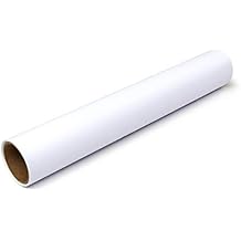 StyleTech - Turner Moore Edition Matte White Permanent Adhesive Vinyl Roll 12" by 15 FEET-for Signs, Scrapbooking, Cricut, Silhouette Cameo, Craft, Die Cutters Styletech