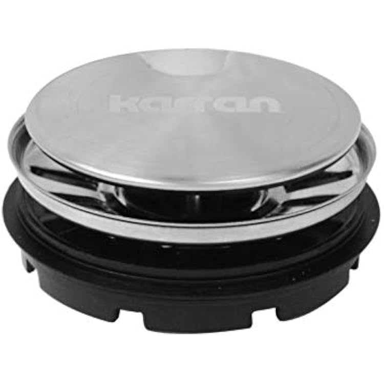Karran 3-12 in. Kitchen Sink Decorative Disposal Flange in Stainless Steel
