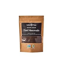 India Tree Dark Muscovado Sugar, 1 lb (Pack of 4)