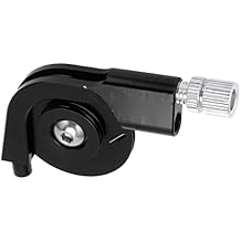 Greensen V Brake Adapter Aluminum Alloy V Brake Stroke Controller Bicycle Brake Adapter for Road Brakes Road Brake (Black)
