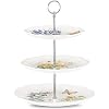 Lenox Butterfly Meadow Round Covered Casserole, 2 piece, white body -