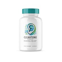 Cleartone Capsules, Cleartone Ear Pills, Clear Tone Pills for Hearing, Cleartone Official Capsules Advanced Formula, Cleartone Pills Reviews, Clear Tone for Overall Ear Health (60 Capsules)