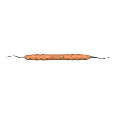 PDT R694 Gracey 1-2 Titanium Extended Reach Micro Scaler, Mini, Tangerine Dream