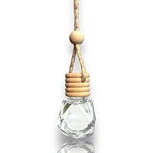 Handmade Hanging Car Fragrance Diffuser (Fresh Linen) | Long-Lasting Car Air Freshener | Cute Refillable Accessory