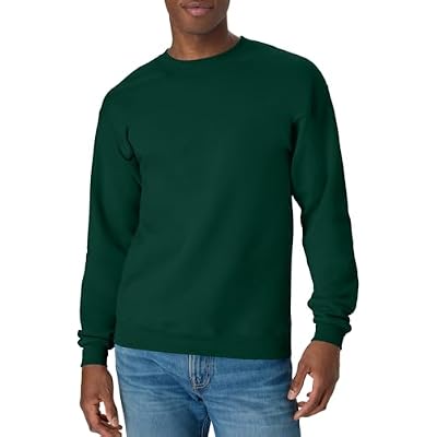 Hanes Mens Sweatshirt, EcoSmart Fleece Crewneck Sweatshirt, Big & Tall Available, 1 or 2-Pack